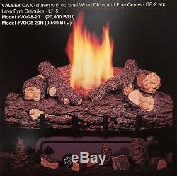 Real Fyre Valley Oak Vent Free Gas Log 20 Natural Gas Remote Ready