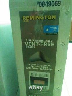 Remington 18000-BTU Wall or Floor Mount Natural Gas Vent Free Infrared Heater