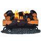 Remington 18-in 30000-btu Dual-burner Vent-free Gas Fireplace Logs With Thermost