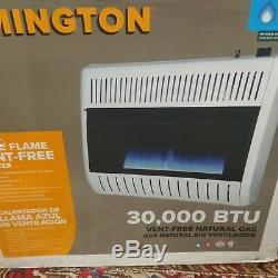 Remington 30000 BTU Natural Gas Blue Flame Vent Free Thermostat Wall Heater