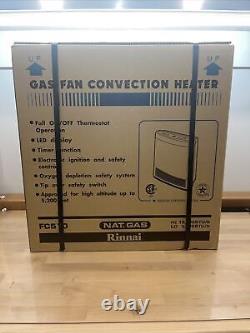 Rinnai FC510N Fan Convector Vent Free Heater 10K BTU, Natural Gas