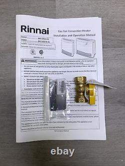 Rinnai FC510N Fan Convector Vent Free Heater 10K BTU Natural Gas (S-21 #1364)