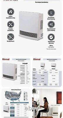 Rinnai FC510P Fan Convector Vent Free Heater 10K BTU Propane Gas