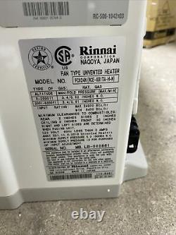Rinnai FC824N Fan Convection Heater Vent Free Natural Gas Q-14