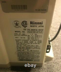 Rinnai FC824P Vent-Free Propane Gas Space Heater Beige
