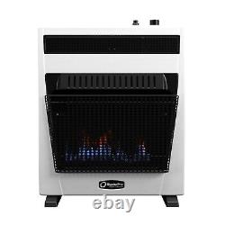 Signite Pro Space Heater 20K BTU Vent-Free Natural Gas Blue Flame witho Fan