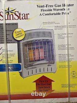 SunStar gas heater vent free