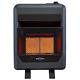 T-stat Control 20,000 Btu Vent Free Natural Gas Infrared Gas Space Heater With B
