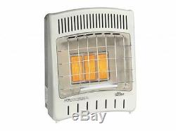 Thermostat Control 16500 BTU Infrared Radiant LP Gas Vent Free Heater