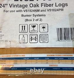 Vantage Hearth 24 Natural Gas Vintage Oak Log Set 17-24K