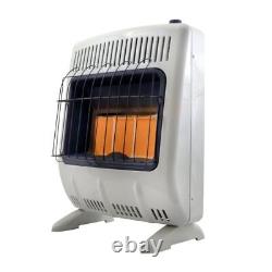 Vent-Free 20000 BTU Radiant Natural Gas Heater MultiWhite