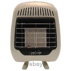Vent Free Indoor Propane Gas Space Heater 10,000 BTU Manual Control