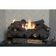 Vent-free Natural Gas Fireplace Logs Remote 24 In. Energy Efficient Savannah Oak