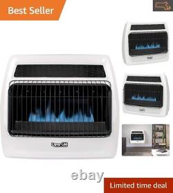 Vent Free Wall Heater 30,000 BTU Natural Gas White Thermostatic Control