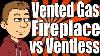 Vented Gas Fireplace Vs Ventless Pros And Cons Review