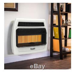 Wall Heater 30000 BTU Vent Free Infrared Natural Gas Thermostatic Vent Free Tech