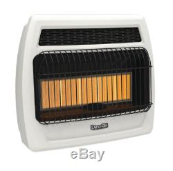 Wall Heater 30000 BTU Vent Free Infrared Natural Gas Thermostatic Vent Free Tech