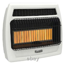 Wall Heater Infrared Vent Free Thermostatic Natural Gas Home Heat 30,000 BTU