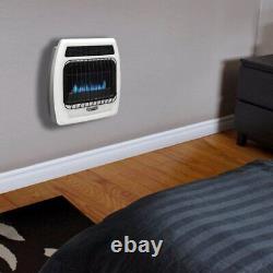 Wall Heater Liquid Propane Blue Flame Vent Free Thermostat Control Knob 10000BTU