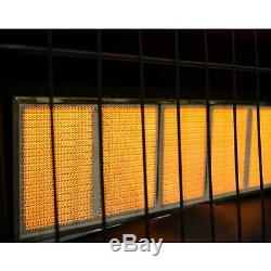 Wall Heater Natural Gas 30,000 BTU Home Cabin Garage Infrared Vent Free Heating