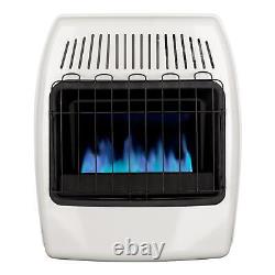 Wall Heater Natural Gas Blue Flame Vent Free 20,000 BTU For Home Cabin Garage