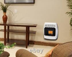 Wall Heater Natural Gas Infrared Vent Free Heating Home Indoor 6,000 BTU