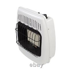 Wall Heater Natural Gas Infrared Vent Free Supplemental Emergency Use 12,000BTU