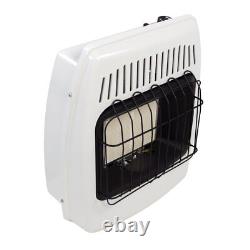 Wall Heater Natural Gas Infrared Vent Free Supplemental Emergency Use 12,000BTU