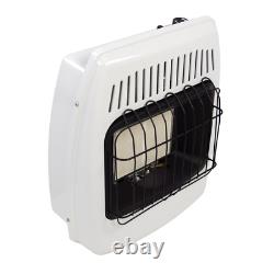 Wall Heater Variable Control Knob Natural Gas Infrared Vent Free Indoor 12000BTU