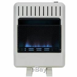 Wall Mounting Blue Flame Heater 20k BTU Ventless Dual Fuel Propane Natural Gas