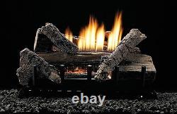 White Mountain Hearth 18-inch Whiskey River Gas Log Set Vent Free With Remote