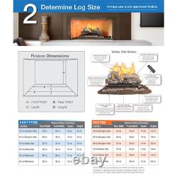 Wildwood 24 In. Vent-Free Dual Fuel Gas Fireplace Logs