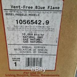 Williams 1056542.9 10,000 Btu/hr Blue Flame Heater Natural Gas Manual Thermostat